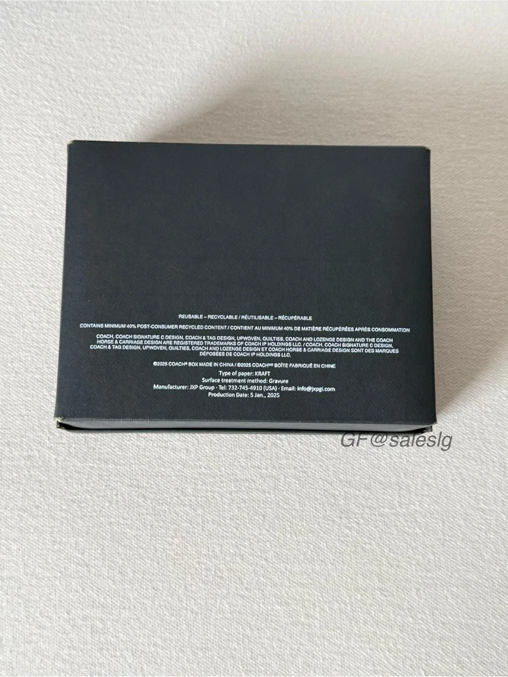 Coach Packaging Supplies Extra Small Sized packaging set for Coach Small Wallets